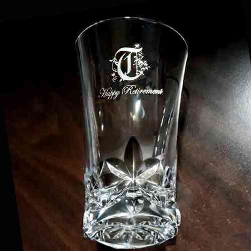 エクラ ハイボールグラス 花文字